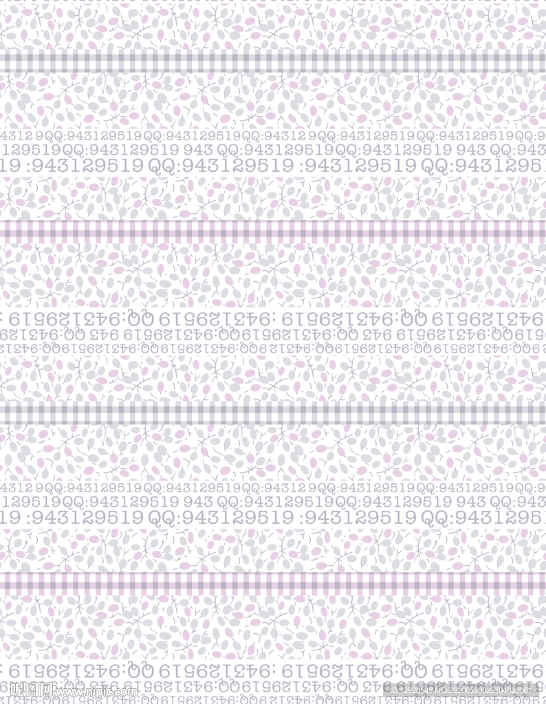 大牌抽象数字几何乱花格子