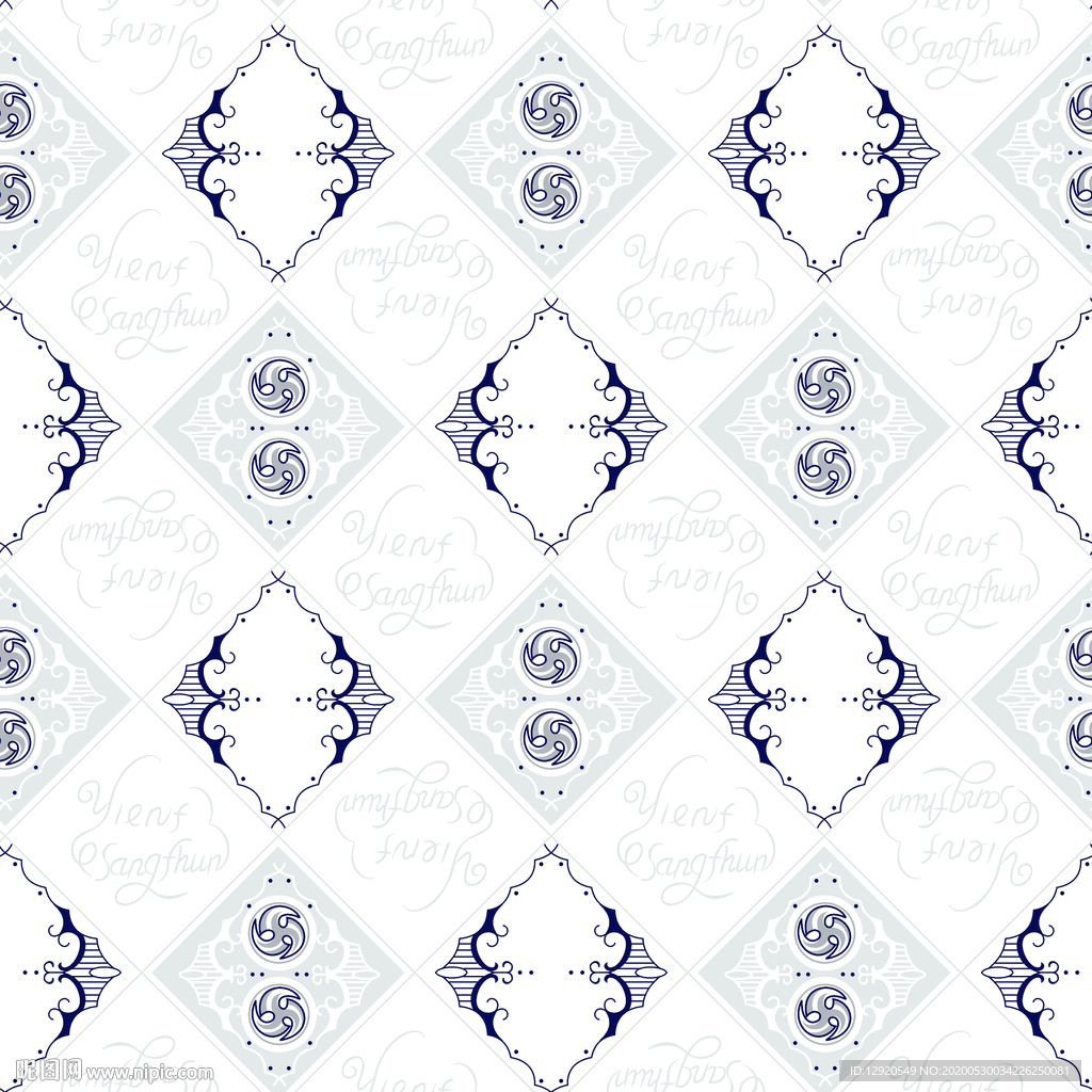 大牌精细几何格子