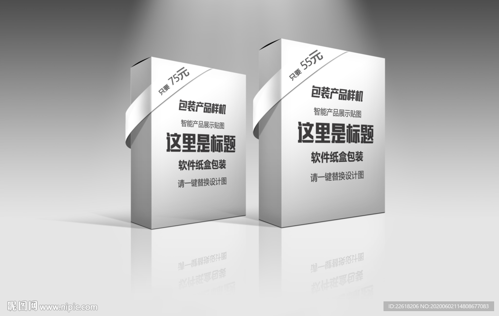 软件包装盒组合设计