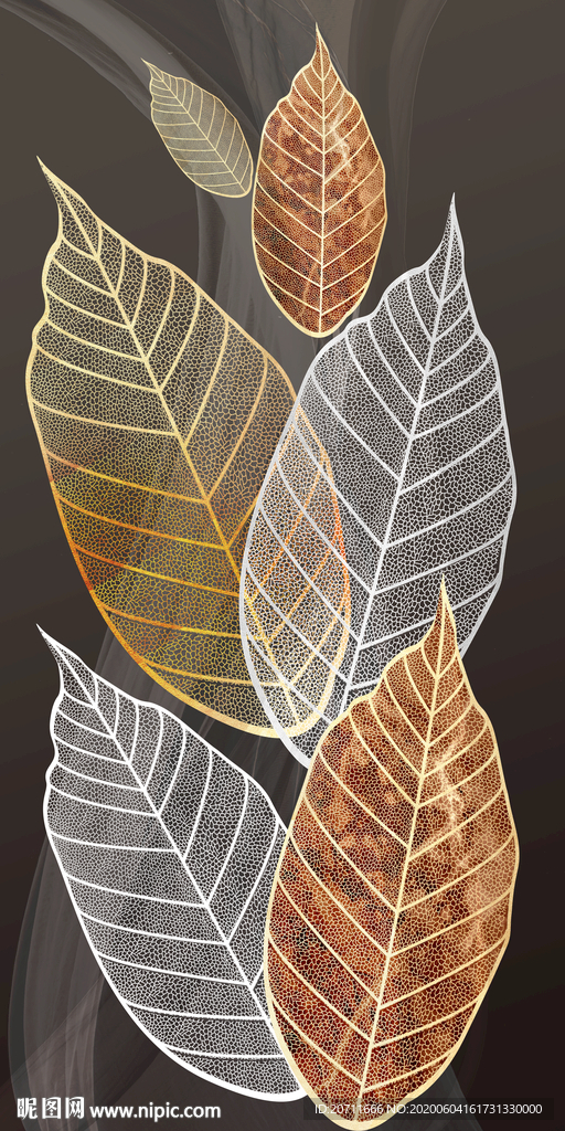叶子装饰画