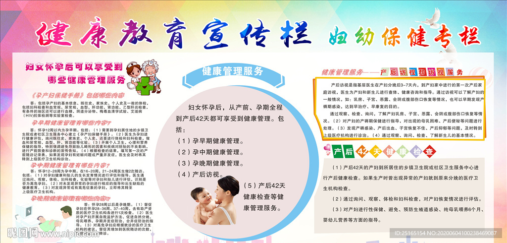 妇幼保健健康宣传栏