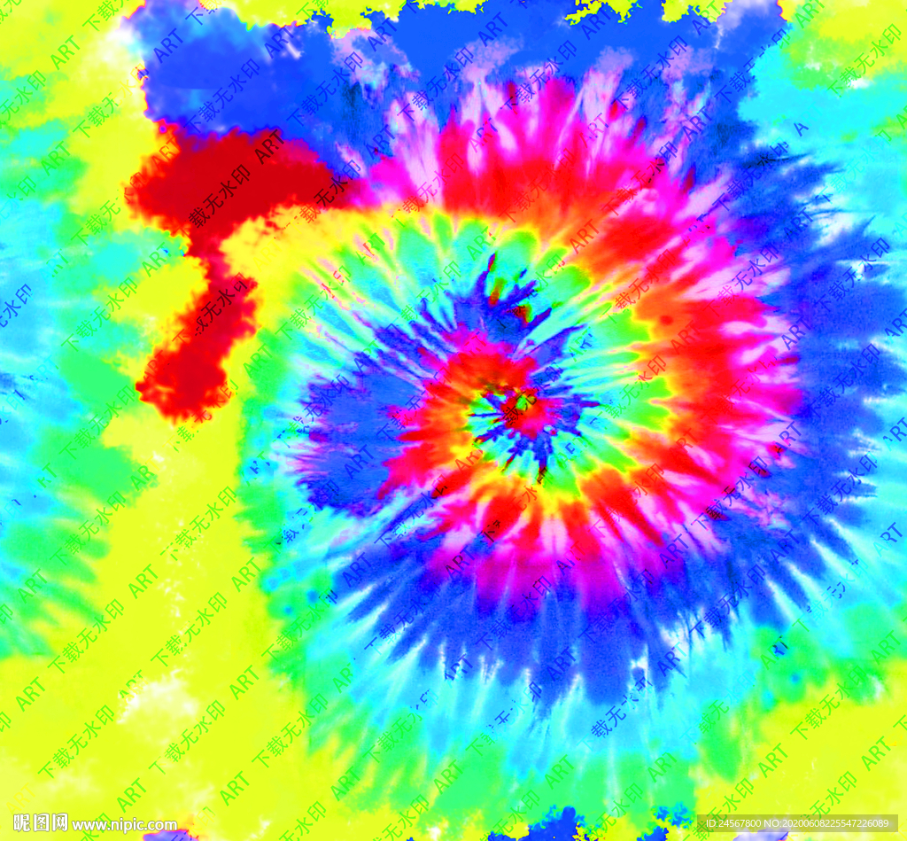 扎染 大牌 方巾 数码印花