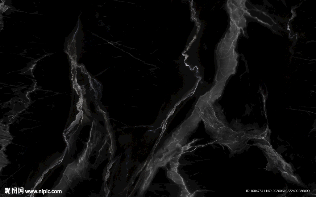 闪电黑色石材纹理 TIF合层