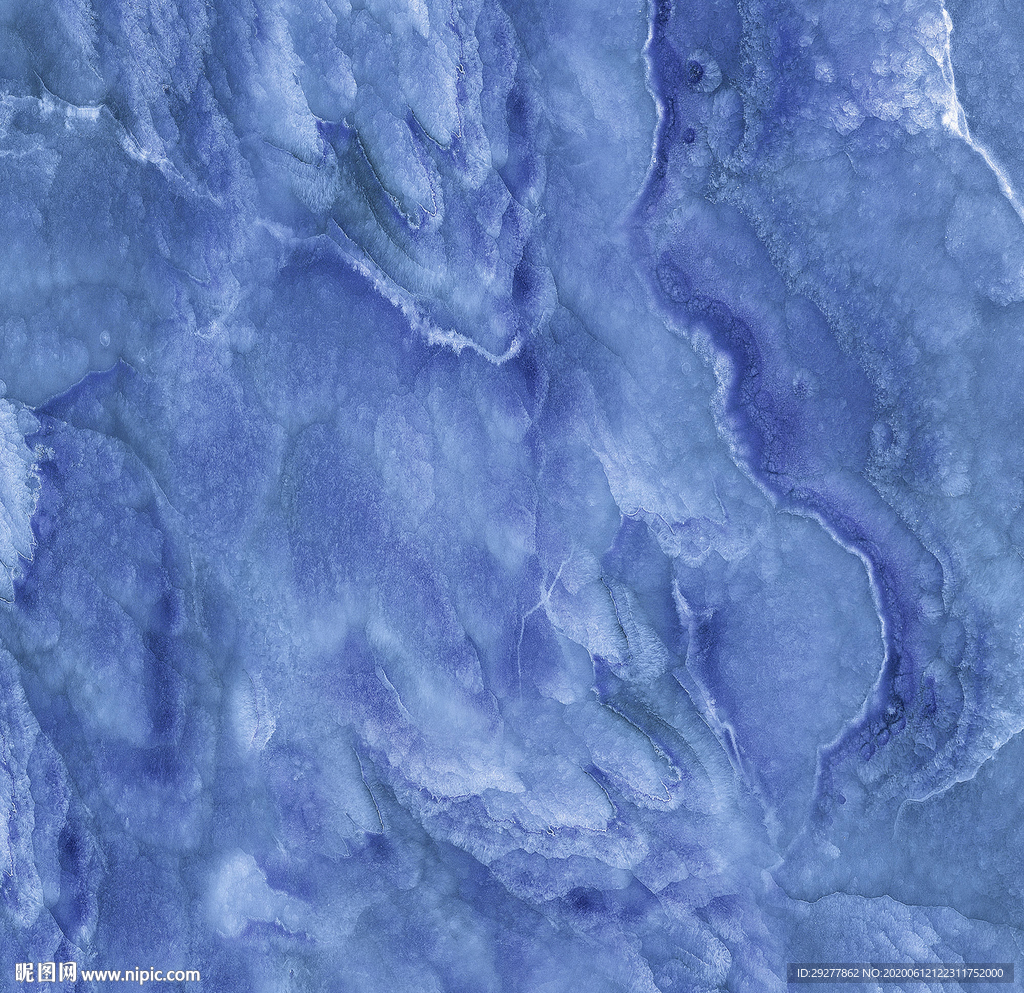 蓝色质感石纹 PSD通道分层