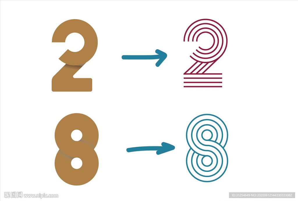 2  8周年数字设计