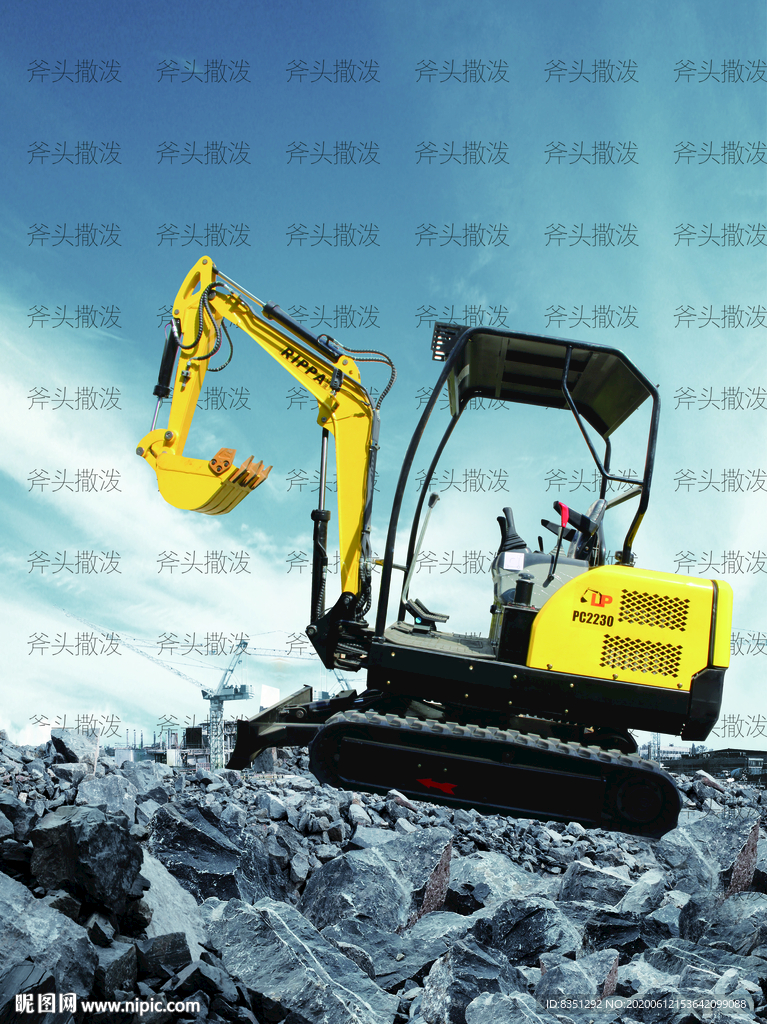 重工 挖掘机 小型挖掘机 工程