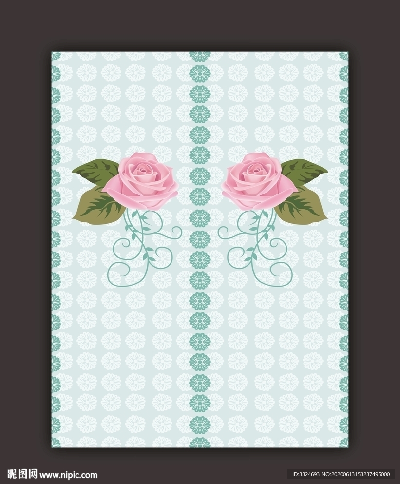 玻璃移门玫瑰花挂画图片