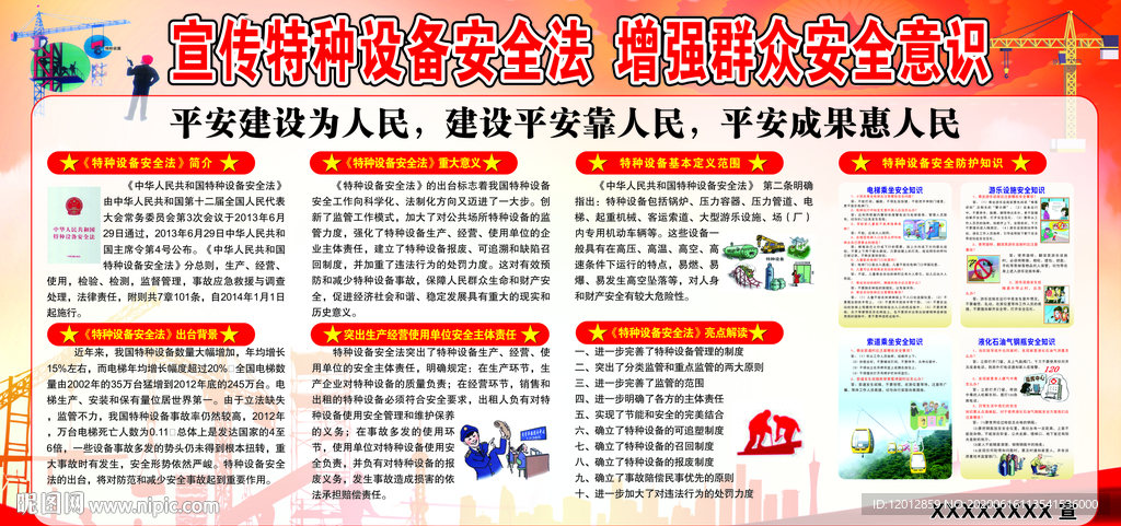 特种设备安全知识展板