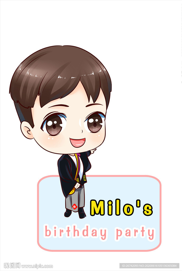 原创Q版 PSD精细分层人物