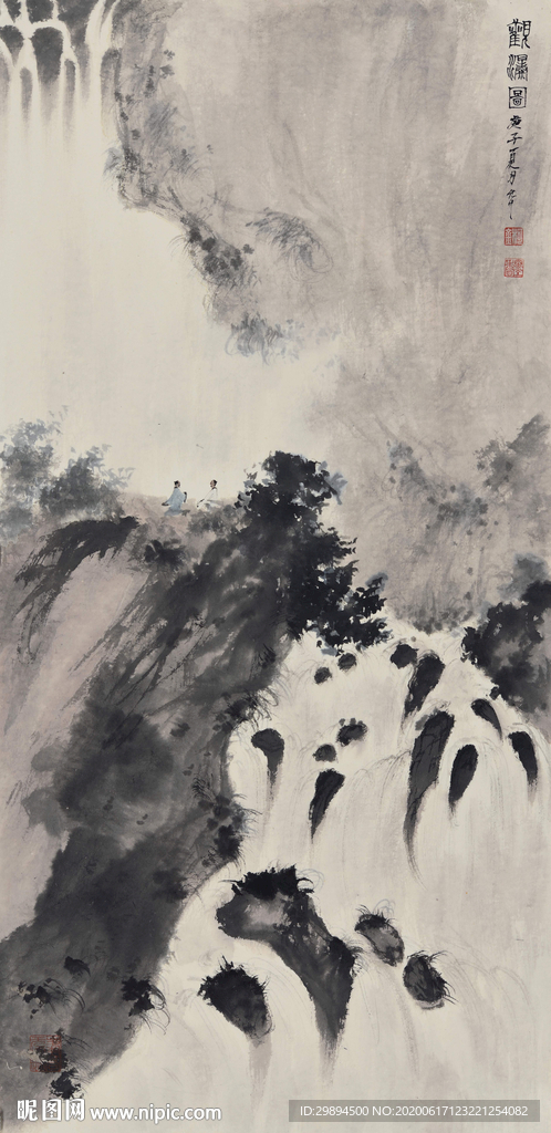 古典山水水墨中式装饰画