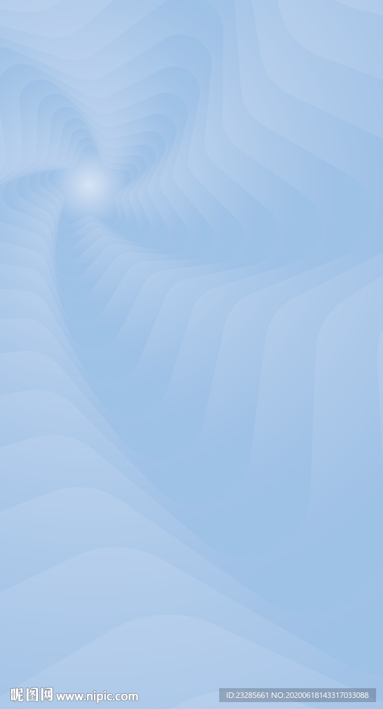 清新蓝色星型渐变AI矢量海报背