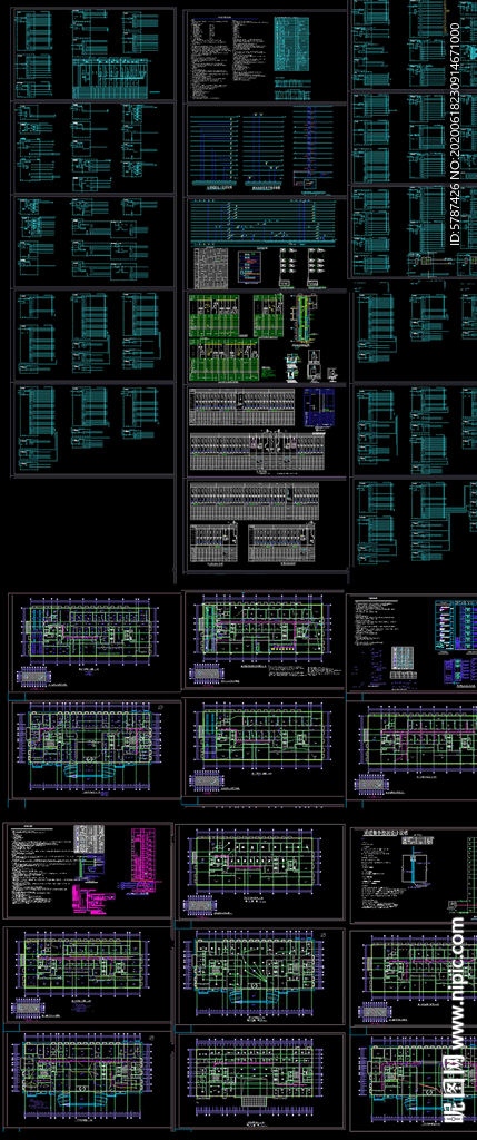 医院门诊综合病房楼强弱电cad