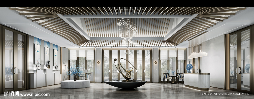 接待厅装修效果图