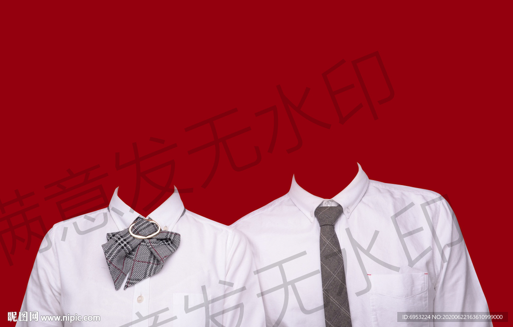 结婚证件照登记照服装