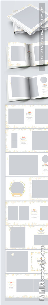 简洁时尚宝宝相册儿童相册空白模