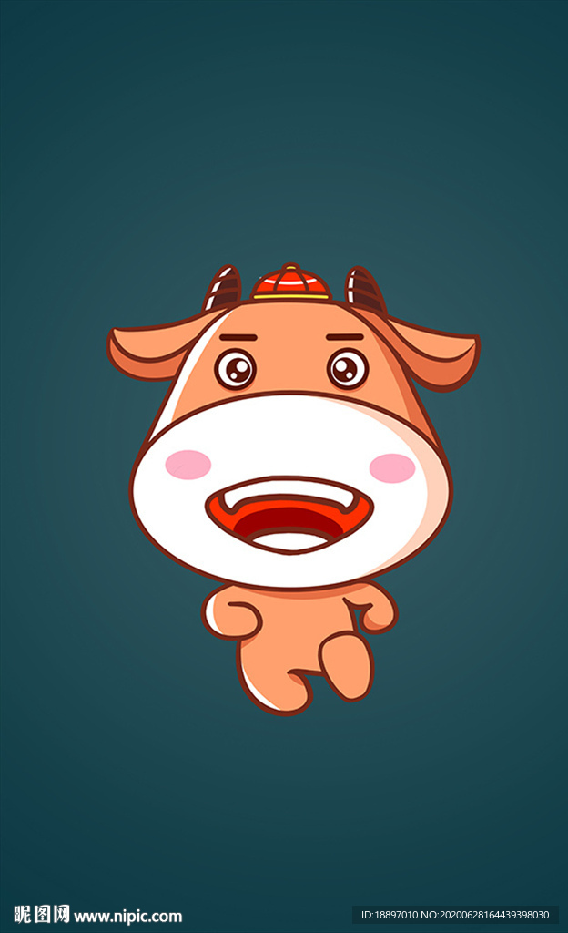 牛 卡通牛 新年  牛年