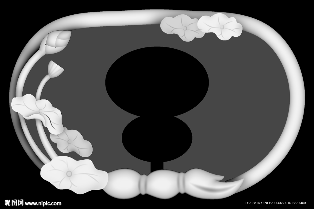 荷花茶盘  荷叶