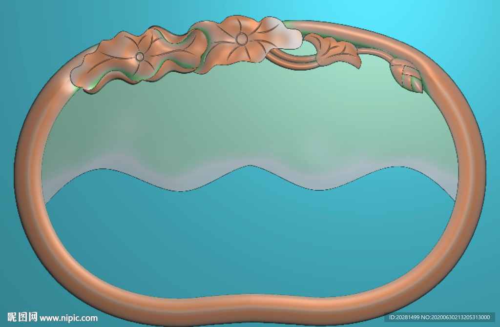 荷花茶盘  荷叶茶盘