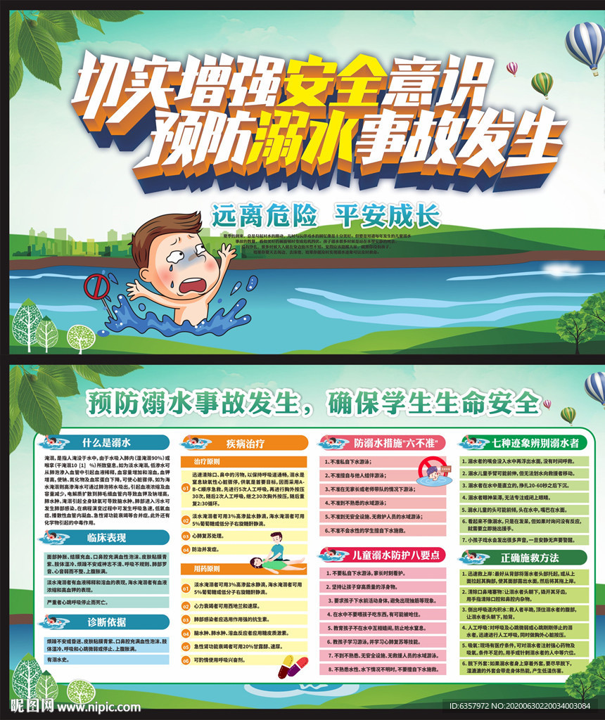 增强安全意思 预防溺水事故