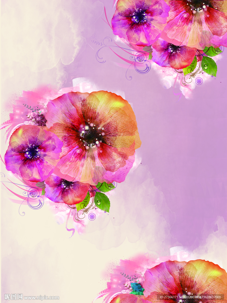 数码印花服装花型女装