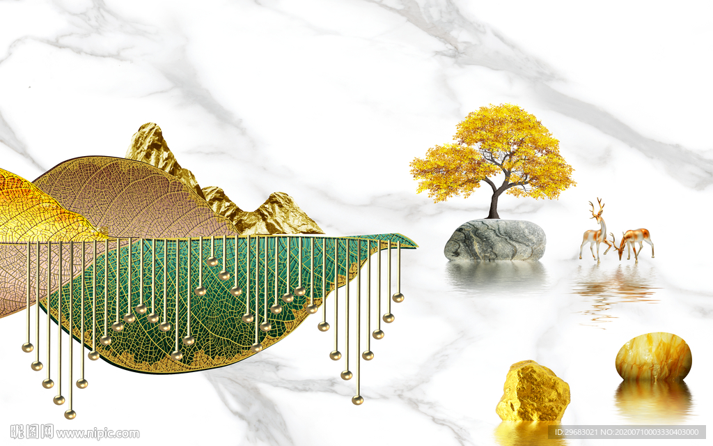 高清爵士白石来运转 tif分层