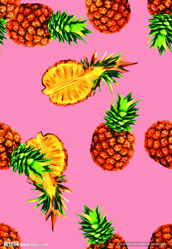 数码 爆款 手绘 菠萝 大牌