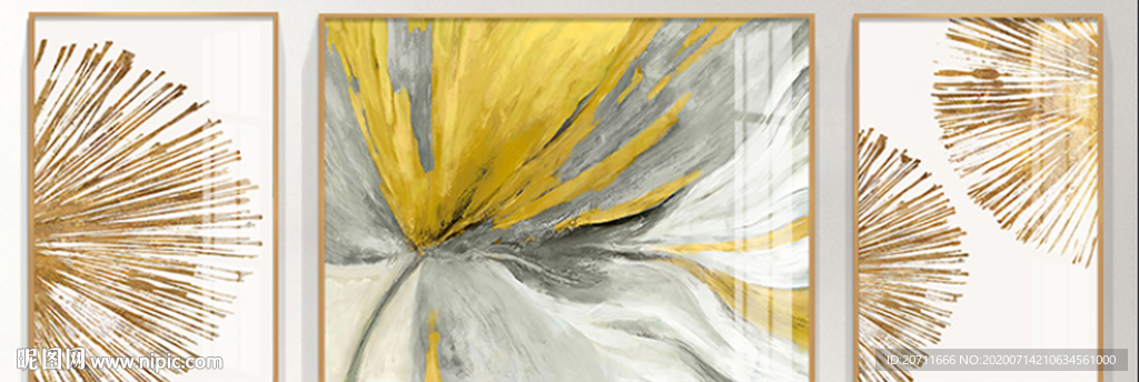 客厅装饰画沙发背景墙美式挂画图