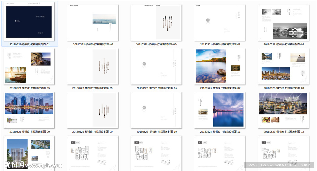房地产简约高端楼书