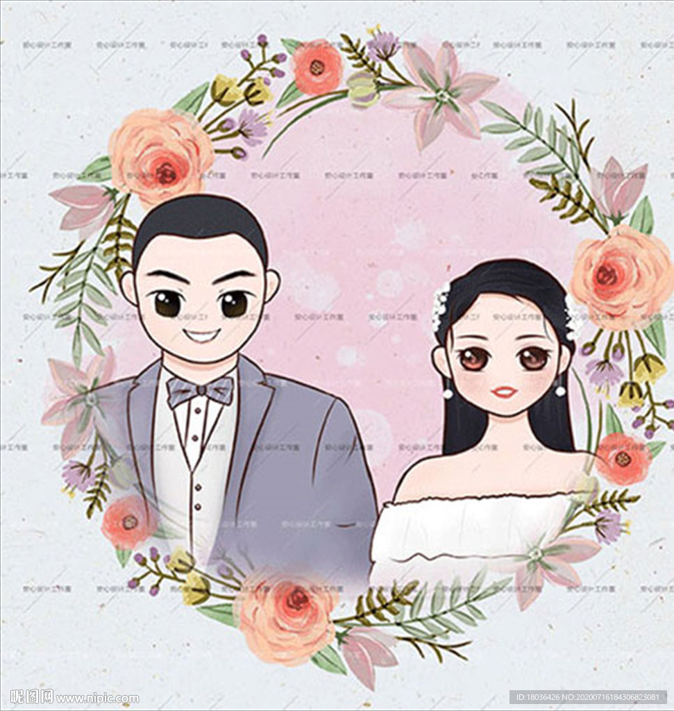 原创Q版手绘卡通人物