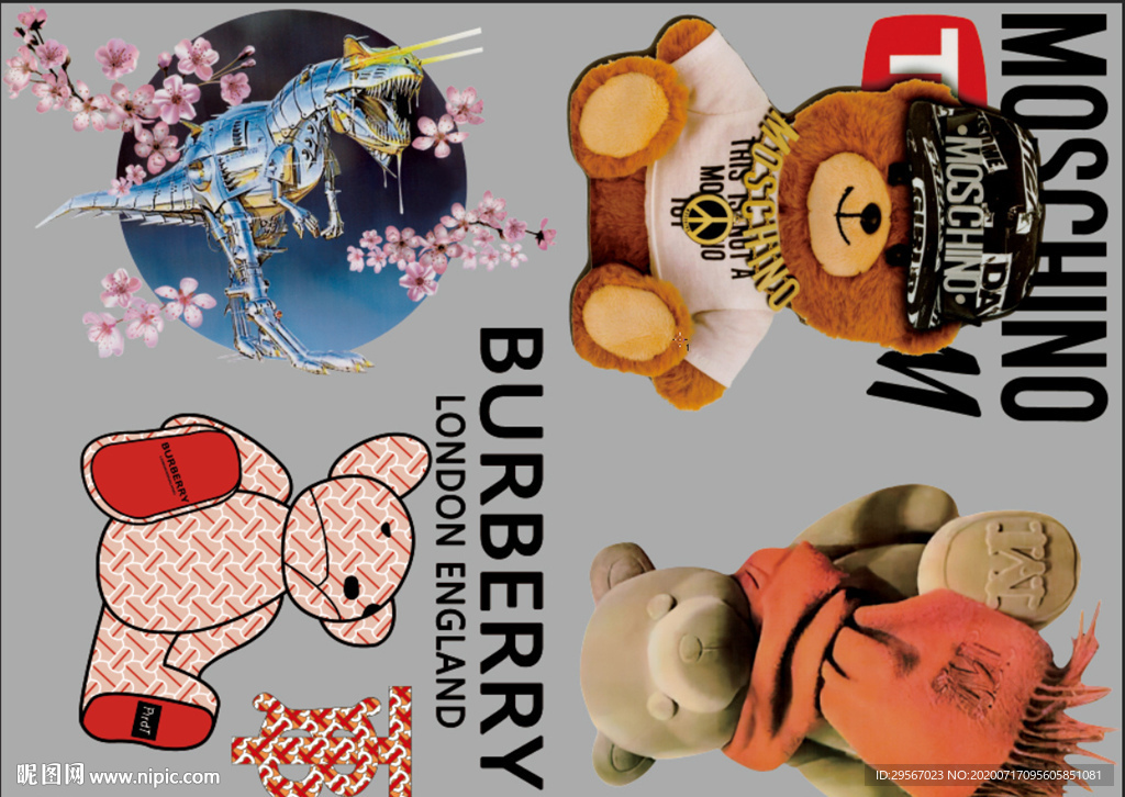 MOSCHINO 小熊 熊仔