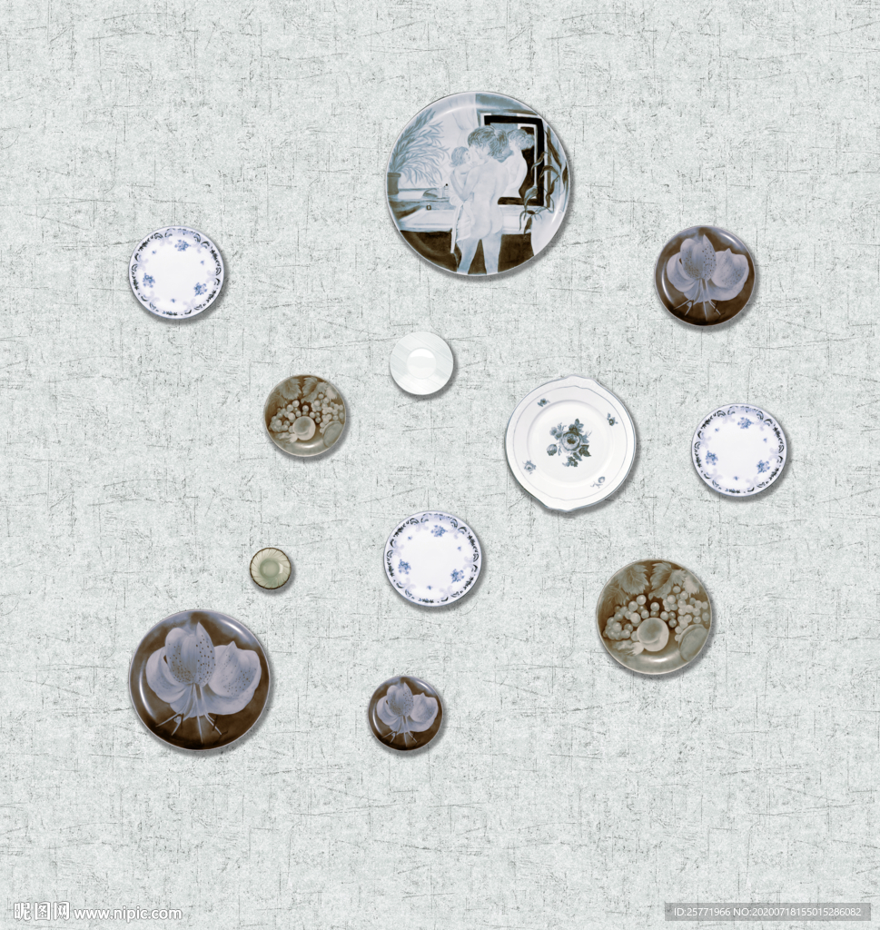 现代简约几何壁画