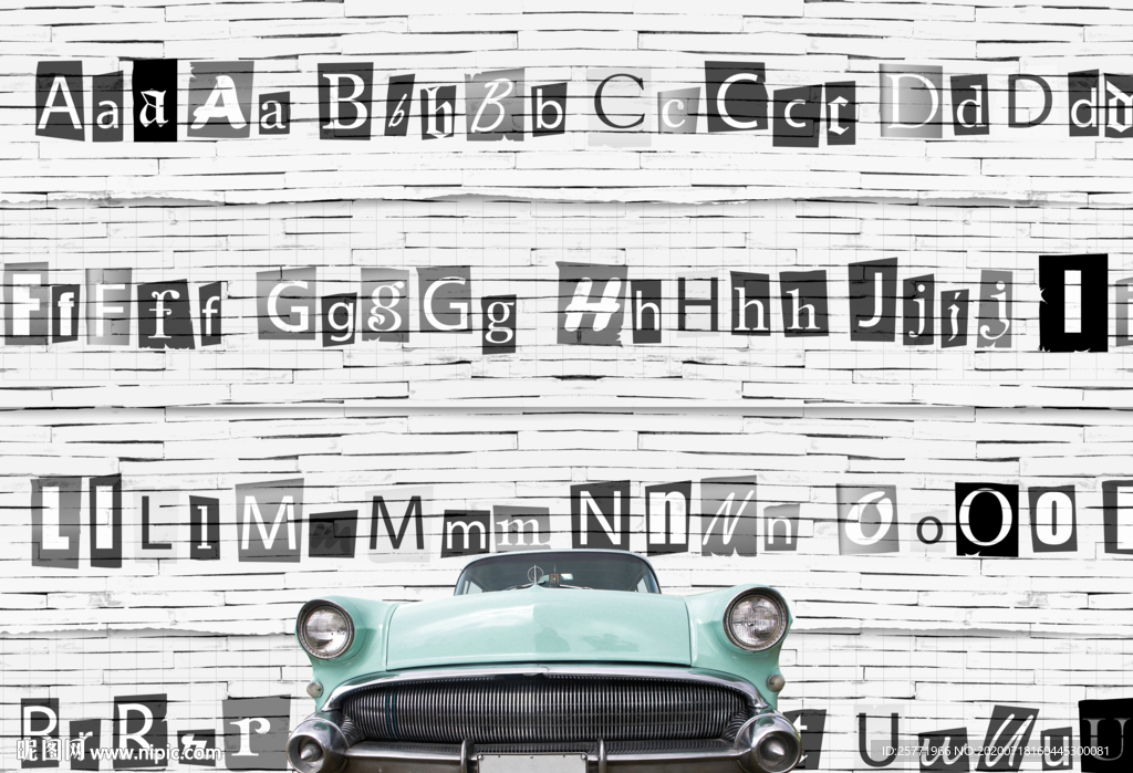 卡通背景墙 儿童房壁纸背景墙