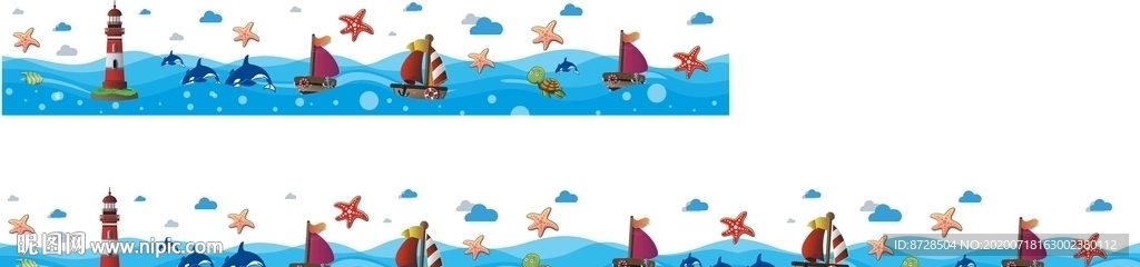 卡通海洋素材