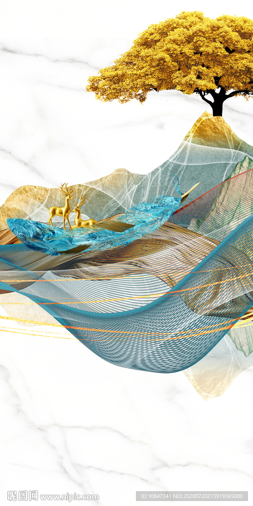 最新高端玄关画 TIF分层