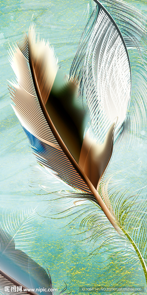 简约现代玄关画 TIF分层