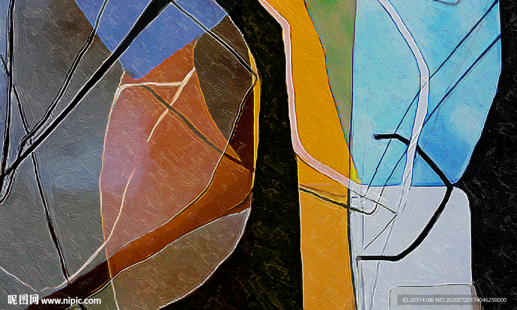 酒店抽象画装饰画