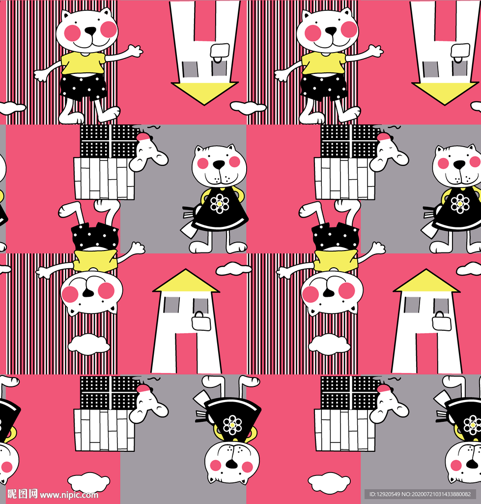 大牌可爱卡通猫