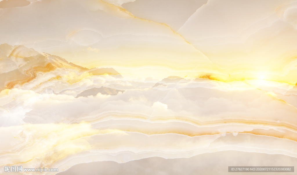 玉石石纹 黄色石纹  旭日东升