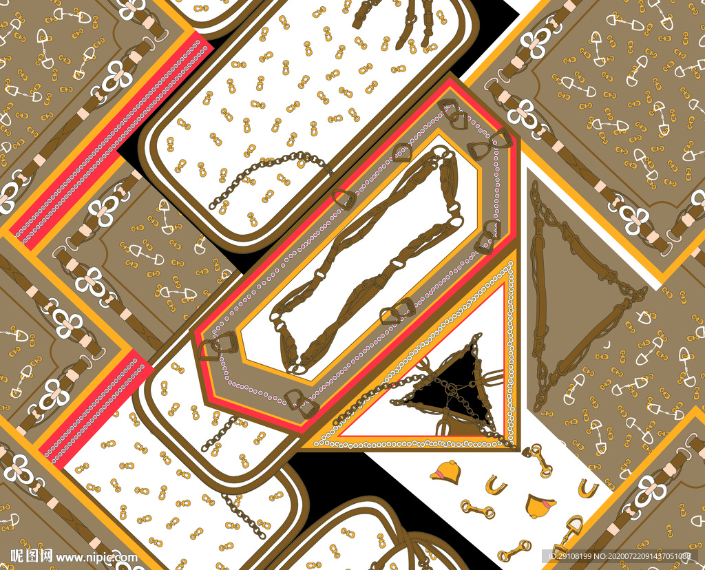 大牌花型 链条 皮带