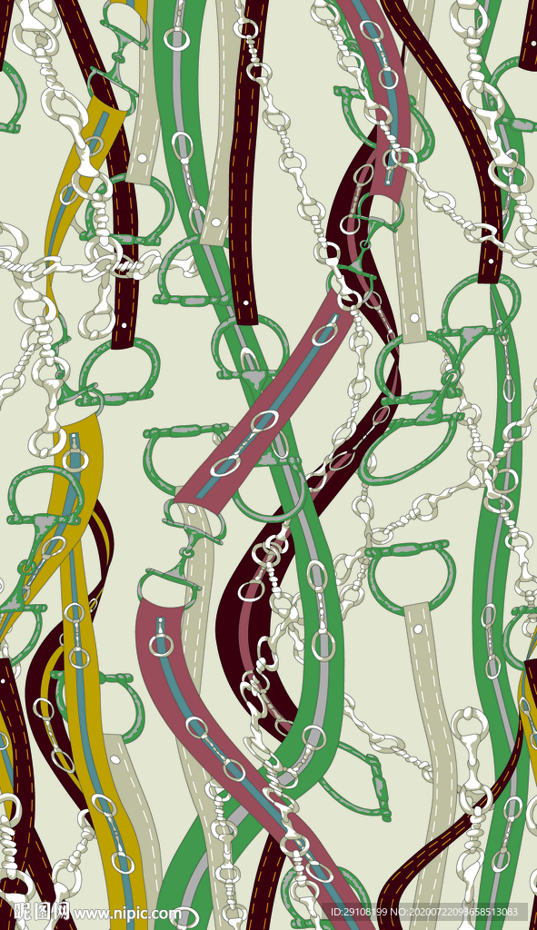 大牌花型 皮带 链条