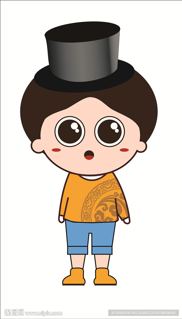 原创手绘卡通人物