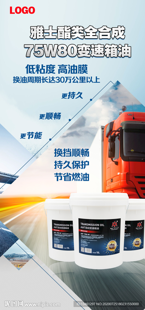 汽车变速箱润滑油海报展板