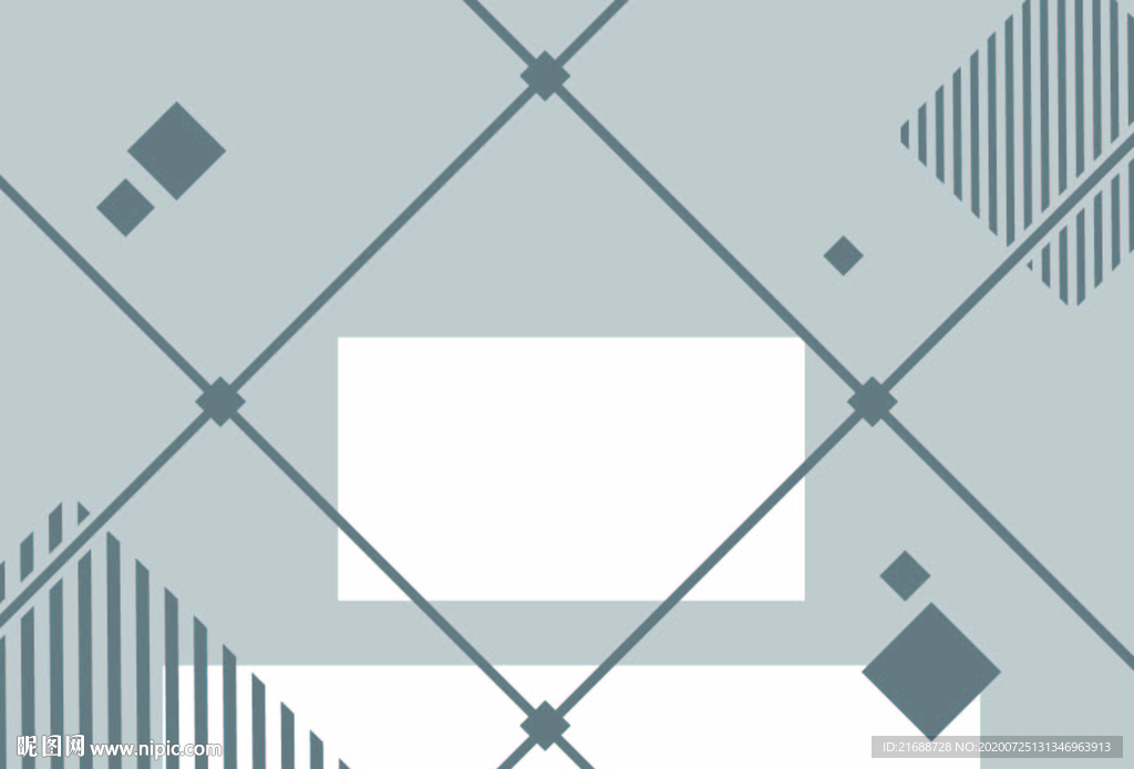 几何线条正方形