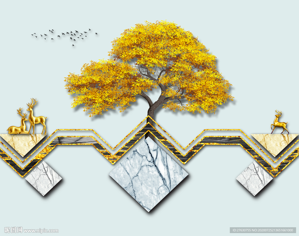 轻奢电表箱无框画