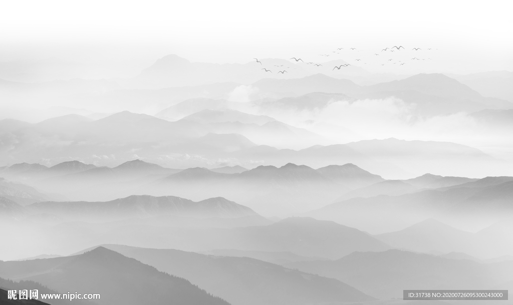 山水画 水墨山水画 意境山水画