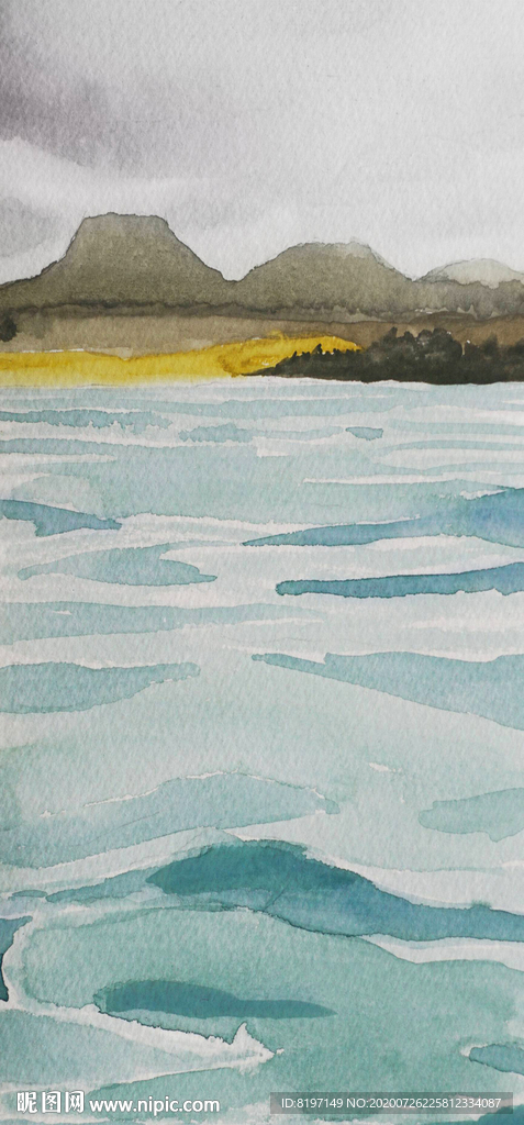 清晰大海装饰画壁画