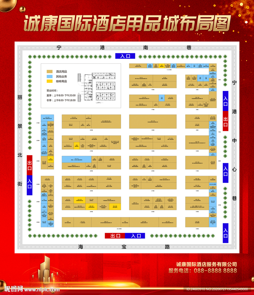 商业分布图房地产业态布局图