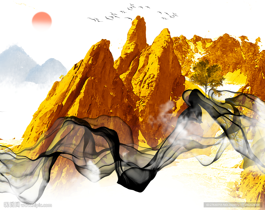 电表箱无框画轻奢