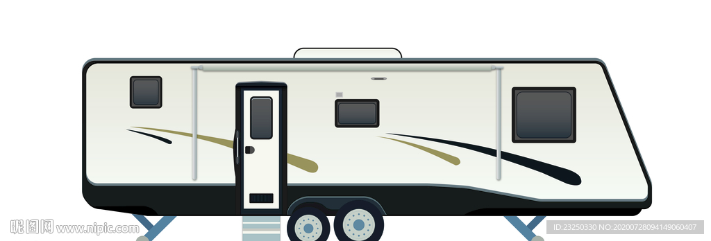 房车矢量图
