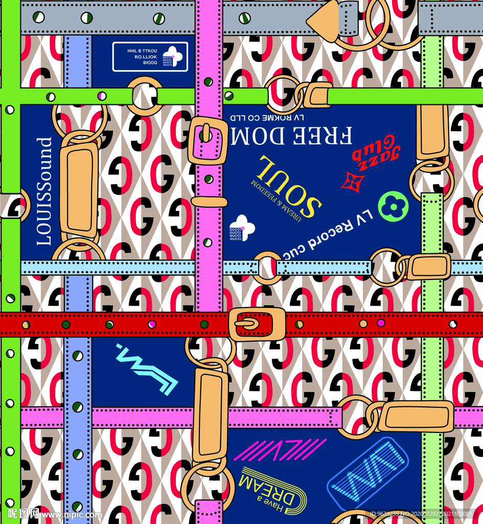 英文字母 英文皮带 字母G 字